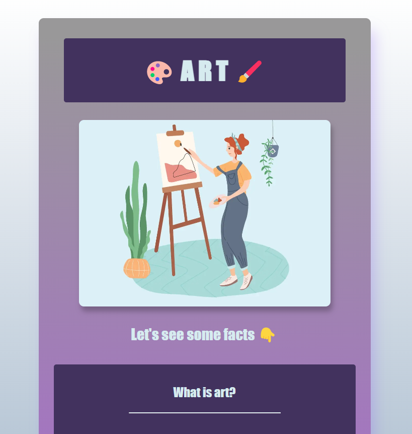 Art app preview